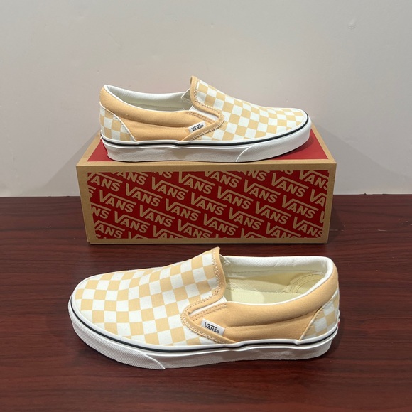 Vans, Classic Slip-On, VN0A7Q5DBLP, Peach & White - Picture 12 of 12